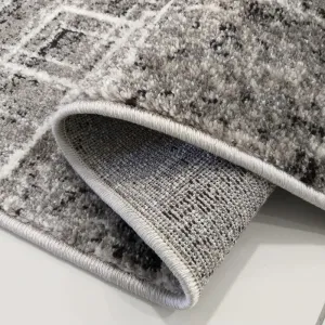 KvalitnýsivýkoberecsmotívomštvorcovŠírka:60cm|Dĺžka:100cm45267_91725