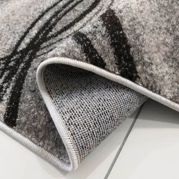 ModernýsivýkoberecsabstraktnýmmotívomŠírka:60cm|Dĺžka:100cm45270_91741