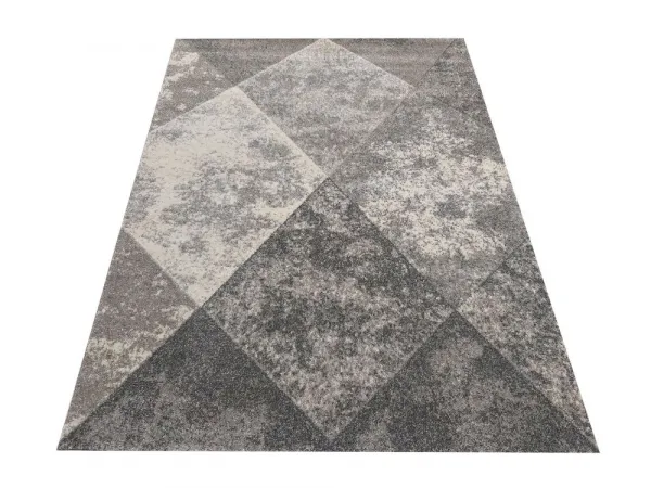 OriginálnysivýkoberecdoobývačkysmotívomkosoštvorcovŠírka:80cm|Dĺžka:150cm45256_91675