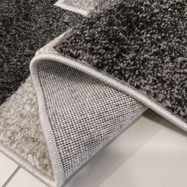 ModernýbéžovýkoberecsmotívomštvorcovŠírka:60cm|Dĺžka:100cm45274_91764