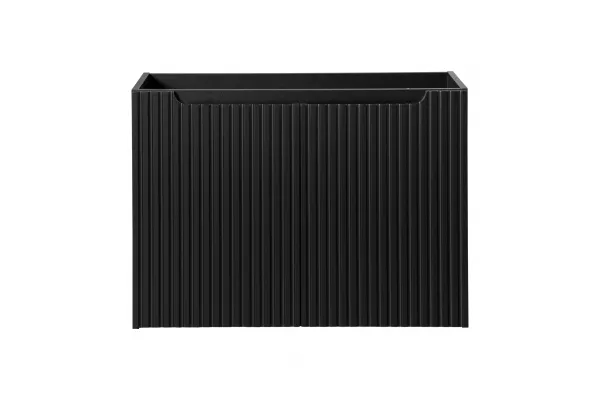 ArtCom Kúpeľňová skrinka s doskou NOVA Black D80/3 | 80 cm