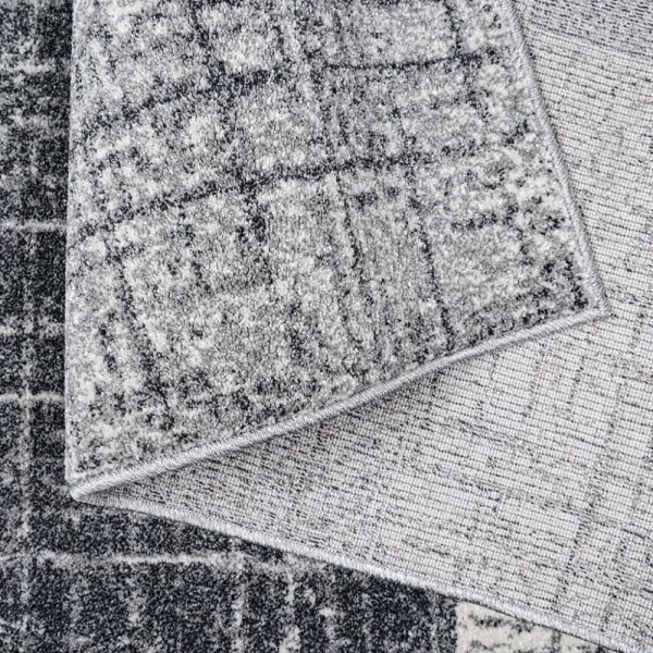 Domtextilu Univerzálny moderný koberec sivej farby Šírka: 80 cm | Dĺžka: 150 cm 30873_26251