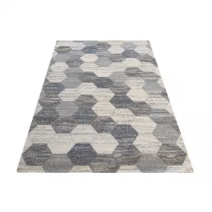 Domtextilu Štýlový koberec do každej izby v sivej farbe Šírka: 80 cm | Dĺžka: 150 cm 30874_26255
