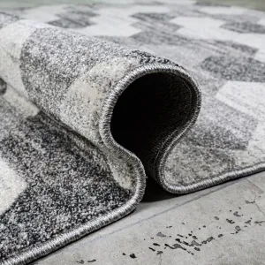 Domtextilu Štýlový koberec do každej izby v sivej farbe Šírka: 80 cm | Dĺžka: 150 cm 30874_26255