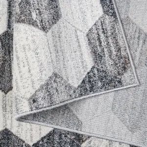 Domtextilu Štýlový koberec do každej izby v sivej farbe Šírka: 80 cm | Dĺžka: 150 cm 30874_26255