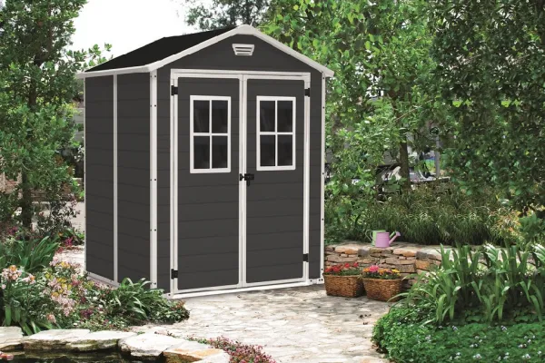 Domček Keter Manor 6x5 DD sivý