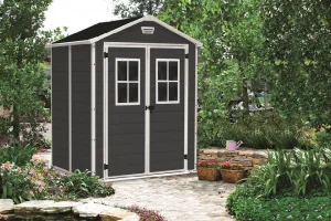 Domček Keter Manor 6x5 DD sivý
