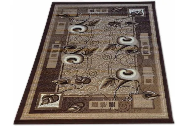 Domtextilu Hnedý kuchynský vintage koberec Šírka: 90 cm | Dĺžka: 310 cm 29306_21921