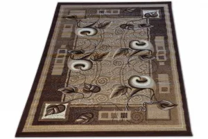 Domtextilu Hnedý kuchynský vintage koberec Šírka: 90 cm | Dĺžka: 310 cm 29306_21921