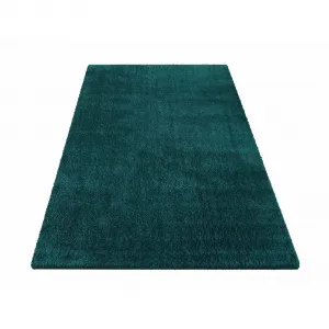 Domtextilu Štýlový koberec v tmavozelenej farbe Šírka: 80 cm | Dĺžka: 150 cm 30911_26388