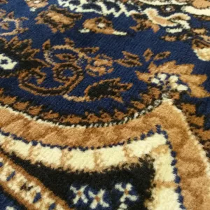 Domtextilu Vintage koberec v modrej farbe Šírka: 180 cm | Dĺžka: 250 cm 30996_26672