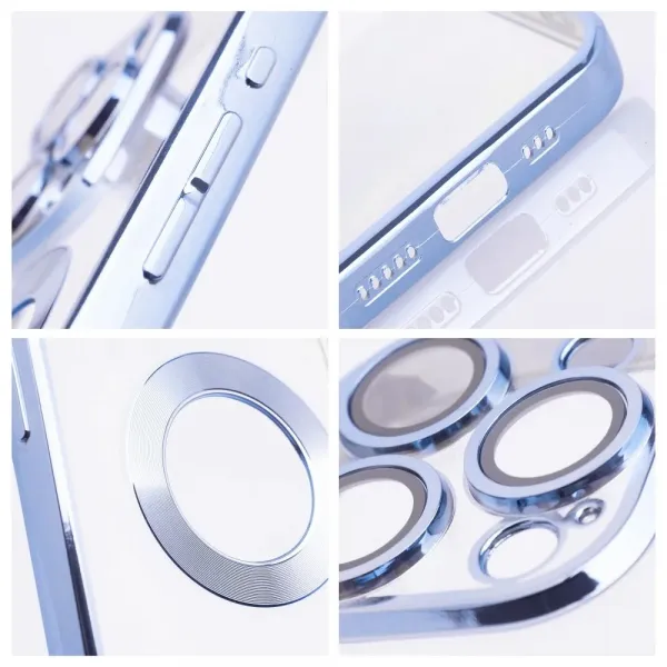 OEM Glam kryt pre Apple iPhone 16, Modrý