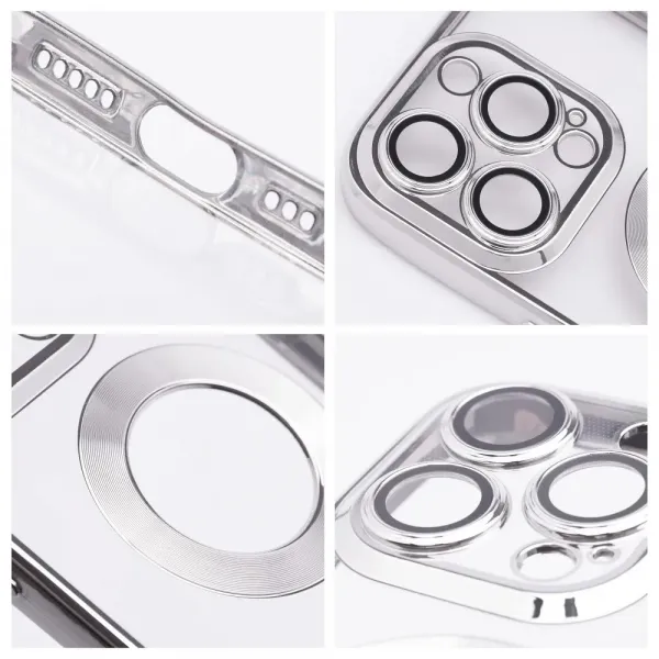 OEM Glam kryt pre Apple iPhone 16, Čierny