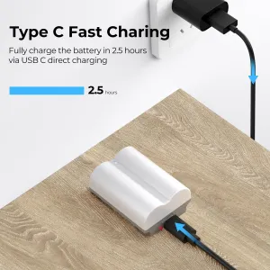 K&F Concept NP-W235 2400mAh, batéria typu C s priamou montážou fotoaparátu, *2ks 33631