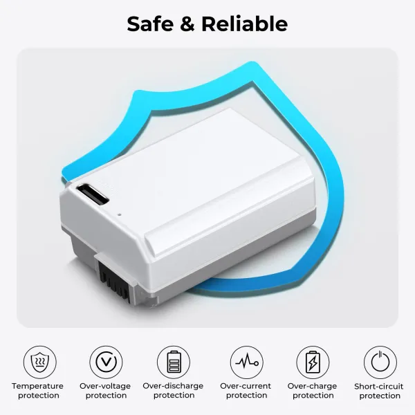 K&F Concept NP-FW50 1100mAh, batéria typu C s priamou montážou fotoaparátu, *2ks 33630