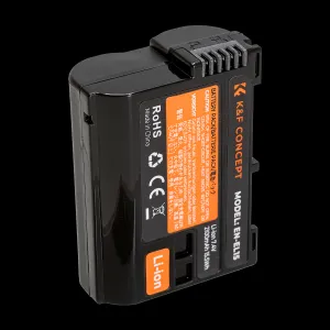 K&F Concept Batéria K&F EN-EL15 2000mAh pre digitálny fotoaparát*1ks, pre nabíjačku fotoaparátu Nikon 34807