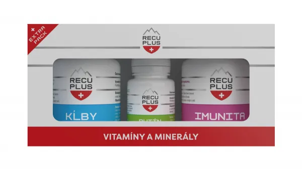 RECUPLUS kĺby, imunita, rutín, 3x 90 tabliet