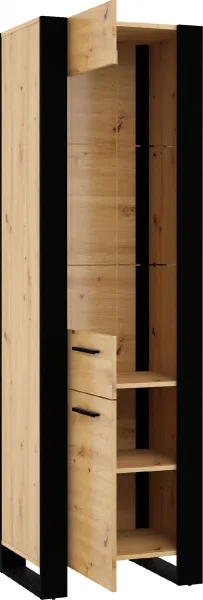 ARTBm Vitrína NUKA E | dub artisan