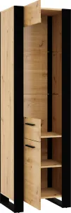 ARTBm Vitrína NUKA E | dub artisan