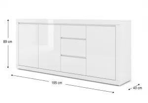 ARTBm Komoda BELLO BIANCO 4