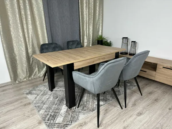 ARTBm Rozkladací jedálenský stôl NUKA H | dub artisan