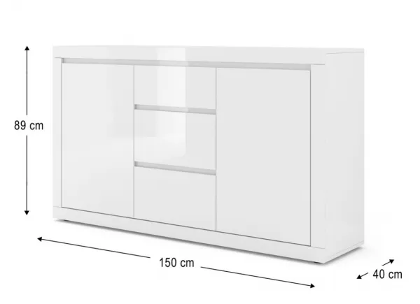ARTBm Komoda BELLO BIANCO 3