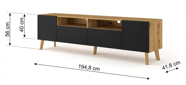 ARTBm TV stolík LUXI 195