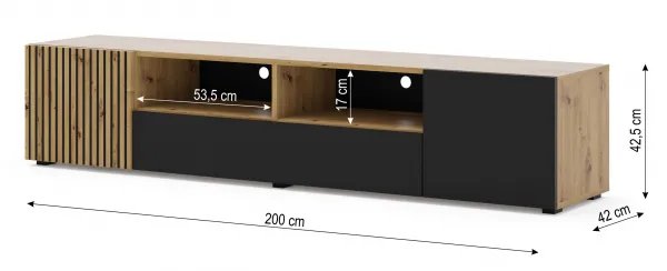 ARTBm TV stolík AURIS 200