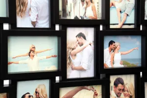 Fotorámik na 18 fotografií Morka čierny
