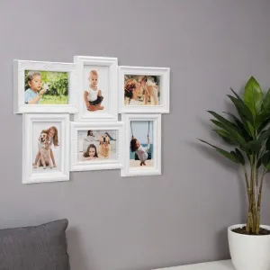 TZB Fotorámeček BAFRA 51x35 cm 6 fotografií bílý
