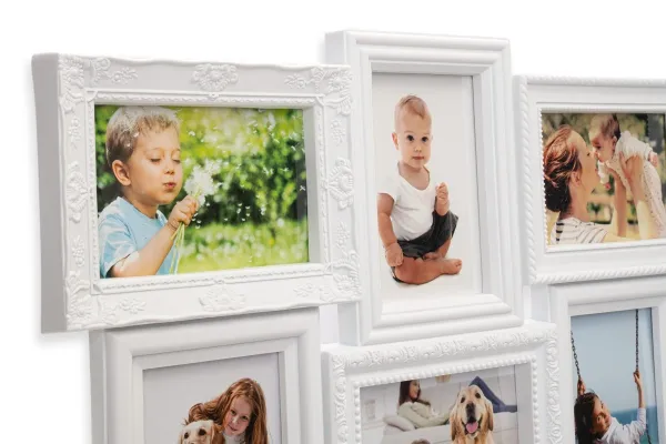 TZB Fotorámeček BAFRA 51x35 cm 6 fotografií bílý