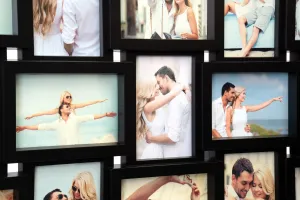 Fotorámik na 18 fotografií Morka čierny