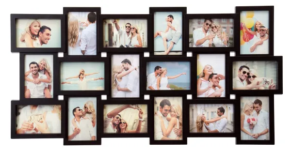 Fotorámik na 18 fotografií Morka čierny