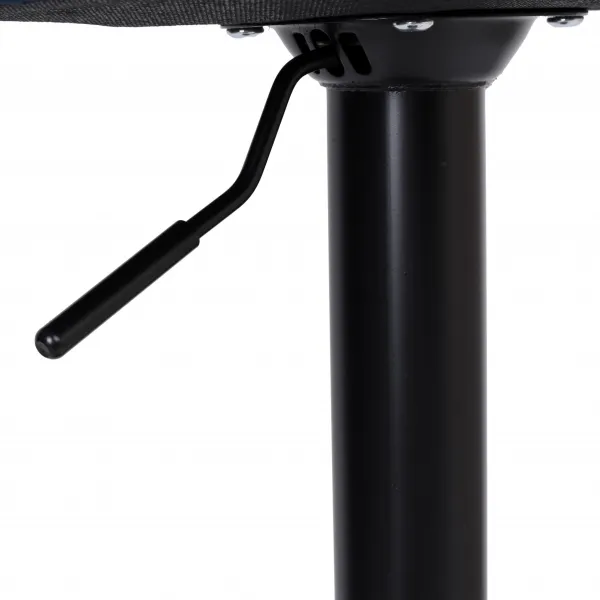 Arako Black beige Velvet bar hocker
