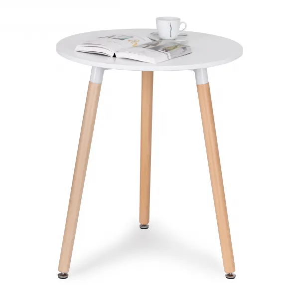 Moderný drevený stôl do kuchyne v obývacej izbe 60 cm