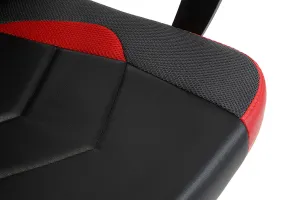 Ak furniture Otočná herní židle FERO II černo-červená