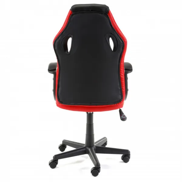 Ak furniture Otočná herní židle FERO II černo-červená