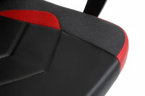 Ak furniture Otočná herní židle FERO II černo-červená