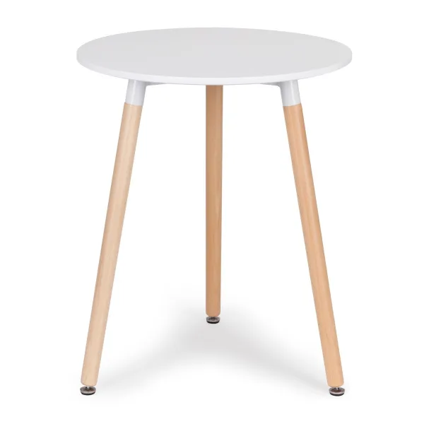 Moderný drevený stôl do kuchyne v obývacej izbe 60 cm