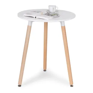 Moderný drevený stôl do kuchyne v obývacej izbe 60 cm