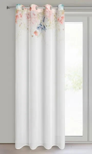 ArtFir Záclona ARLENA K | kvety 135 x 250 cm