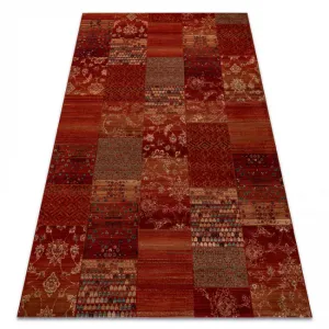 Koberec KASHQAI 4327 300 Patchwork bordový