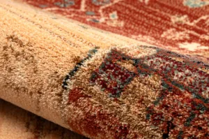 Koberec KASHQAI 4327 101 Patchwork terakota