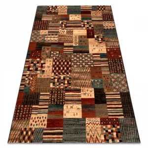 Koberec KASHQAI 4353 990 Patchwork terakota / béžový