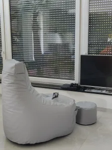 JAKS Herný sedací vak šedý