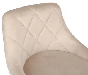 JAKS Barová stolička cydro velvet béžová