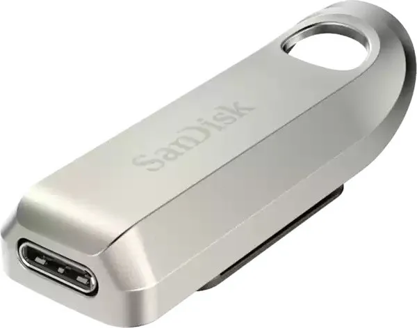 SanDisk Flash Disk 64GB Ultra Luxe, USB-C 3.2, Stříbrná
