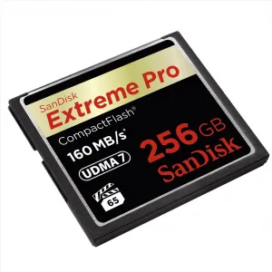 SanDisk Extreme Pro CF 256 GB 160 MB/s VPG 65, UDMA 7 85235110