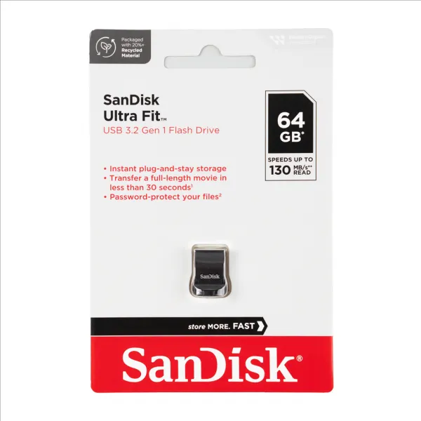 SanDisk Ultra Fit USB 3.1 64 GB 85235110