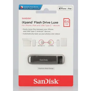 SanDisk iXpand Flash Drive Luxe 64 GB, Type-C 85235110